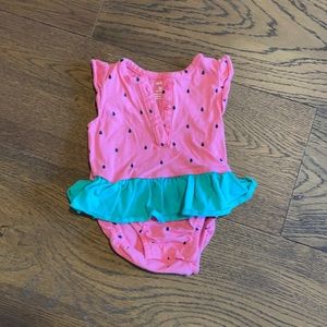 Summer watermelon newborn outfit